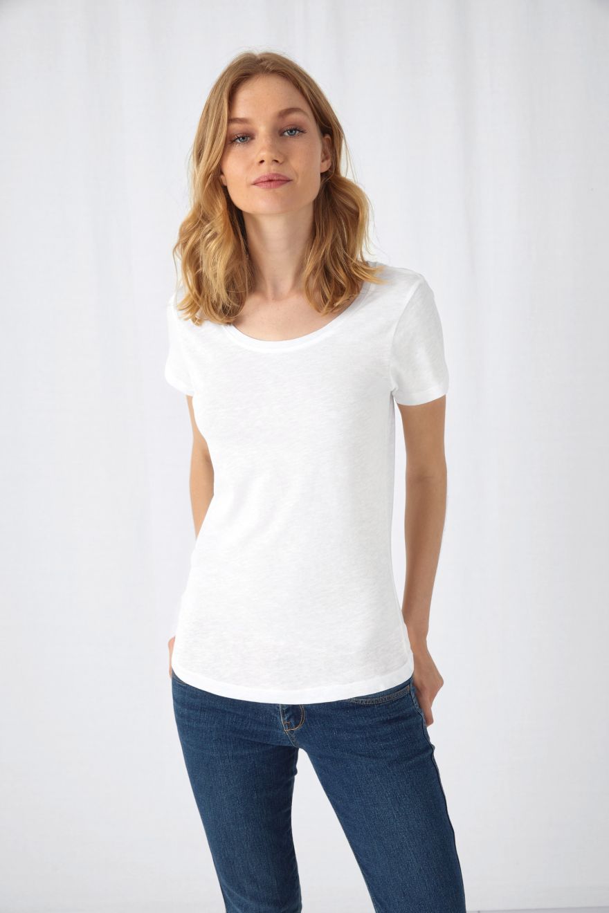 Tricou cu mânecă scurtă pentru femei Organic Slub Inspire