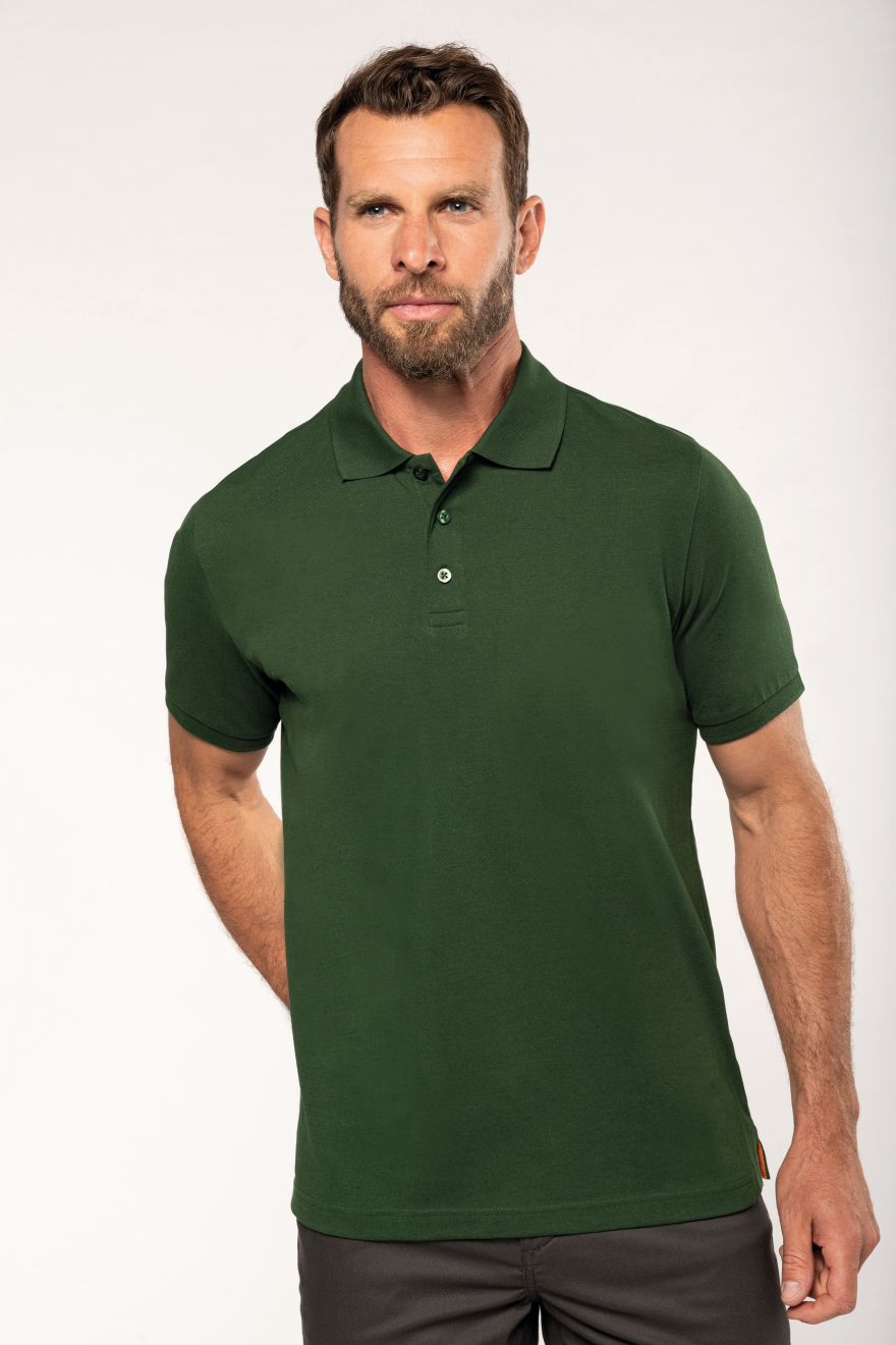 Tricou polo cu mânecă scurtă ecologic