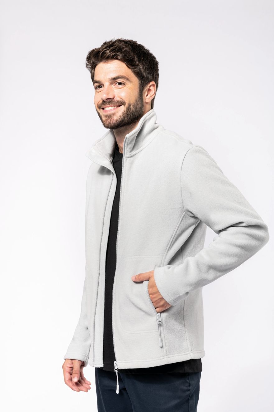 Jachetă eco-responsabilă din microfleece - Unisex Mânecă lungă