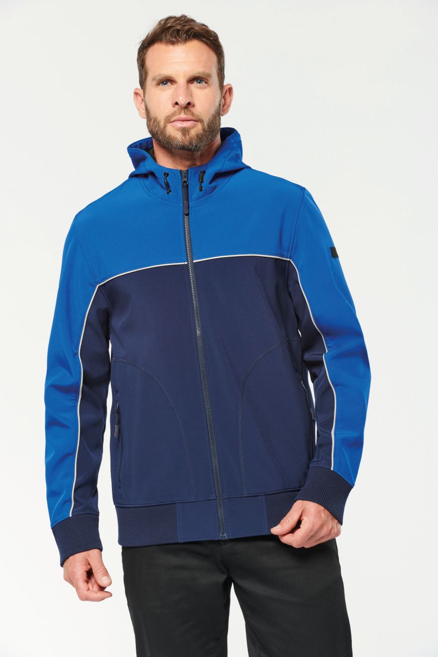 Jachetă Softshell bicoloră - 3 straturi – Mânecă lungă unisex