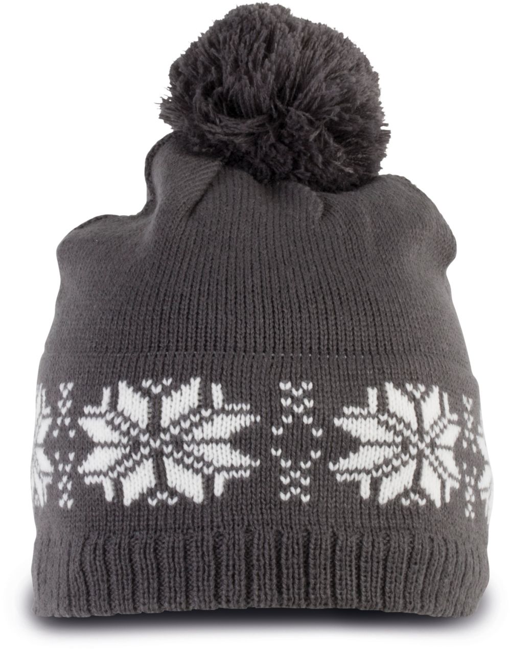 Palarie de Craciun tricotata cu motiv Fair Isle