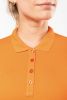 Tricou polo piqué de damă cu mâneci lungi