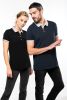 Tricou polo cu mâneci scurte, bicolor, pentru femei