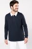 Tricou polo rugby cu maneca lunga
