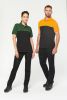 Tricou polo bicolor ecoresponsabil cu maneca scurta - Unisex Maneca scurta