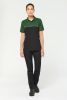 Tricou polo bicolor ecoresponsabil cu maneca scurta - Unisex Maneca scurta