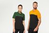 Tricou polo bicolor ecoresponsabil cu maneca scurta - Unisex Maneca scurta