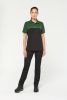 Tricou polo bicolor ecoresponsabil cu maneca scurta - Unisex Maneca scurta