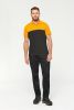 Tricou polo bicolor ecoresponsabil cu maneca scurta - Unisex Maneca scurta