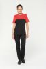 Tricou bicolor ecoresponsabil cu maneca scurta - Unisex cu maneca scurta
