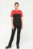 Tricou bicolor ecoresponsabil cu maneca scurta - Unisex cu maneca scurta