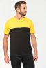 Tricou bicolor ecoresponsabil cu maneca scurta - Unisex cu maneca scurta
