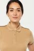 Tricou polo cu mânecă scurtă DayToDay contrastat pentru femei