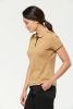 Tricou polo cu mânecă scurtă DayToDay contrastat pentru femei