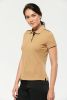 Tricou polo cu mânecă scurtă DayToDay contrastat pentru femei