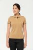 Tricou polo cu mânecă scurtă DayToDay contrastat pentru femei