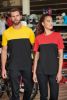 Tricou bicolor ecoresponsabil cu maneca scurta - Unisex cu maneca scurta