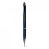 Bolígrafos personalizados marieta soft de metal azul vista 1