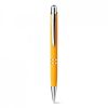 Bolígrafos personalizados marieta soft de metal amarillo vista 1
